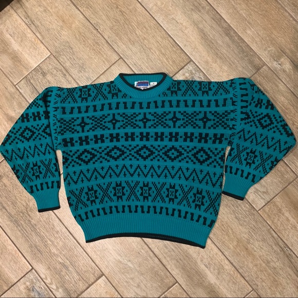 Vintage pattern sweater good condition - Picture 2 of 9